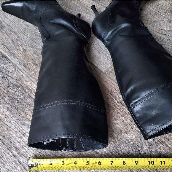 Hand Crafted Chunky Knit Crochet Cream Colored Boot Cuffs - Picture 8 of 8